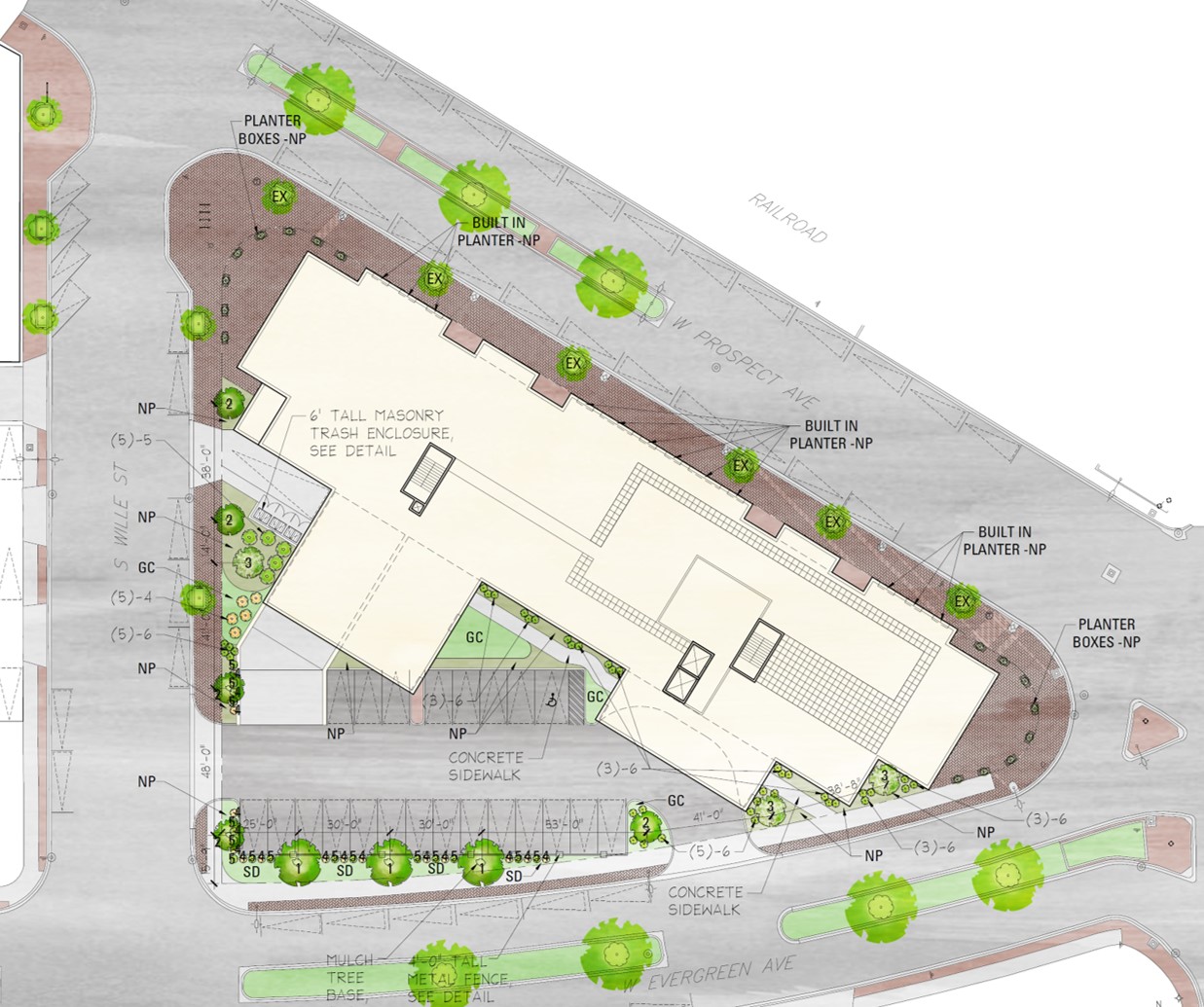 Prospect Place Landscape Plan