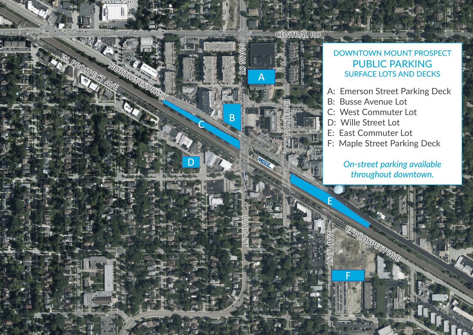 Parking Map Lots and Decks Jan 2021
