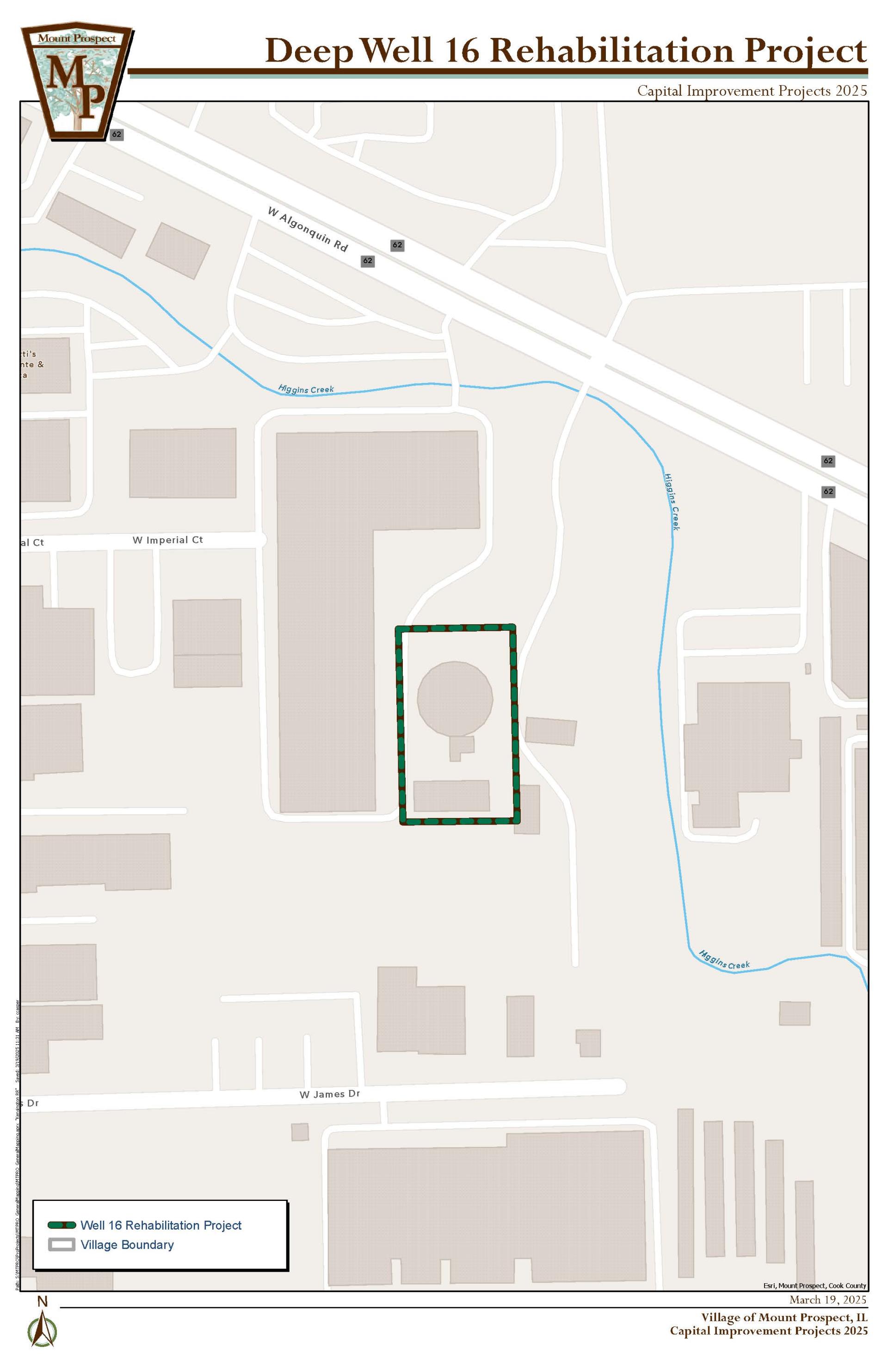 Deep Well 16 Project Map