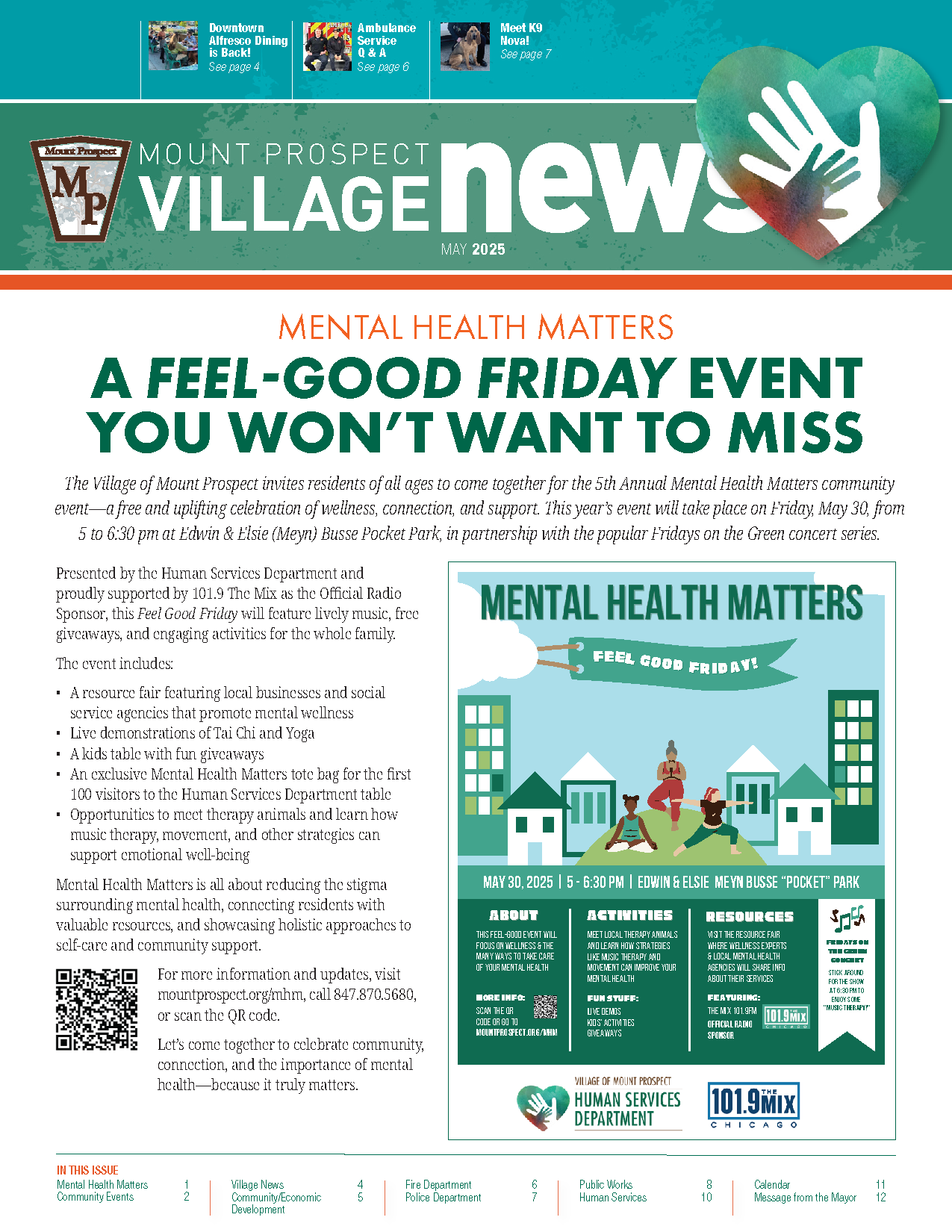 Cover Village Newsletter May 2025