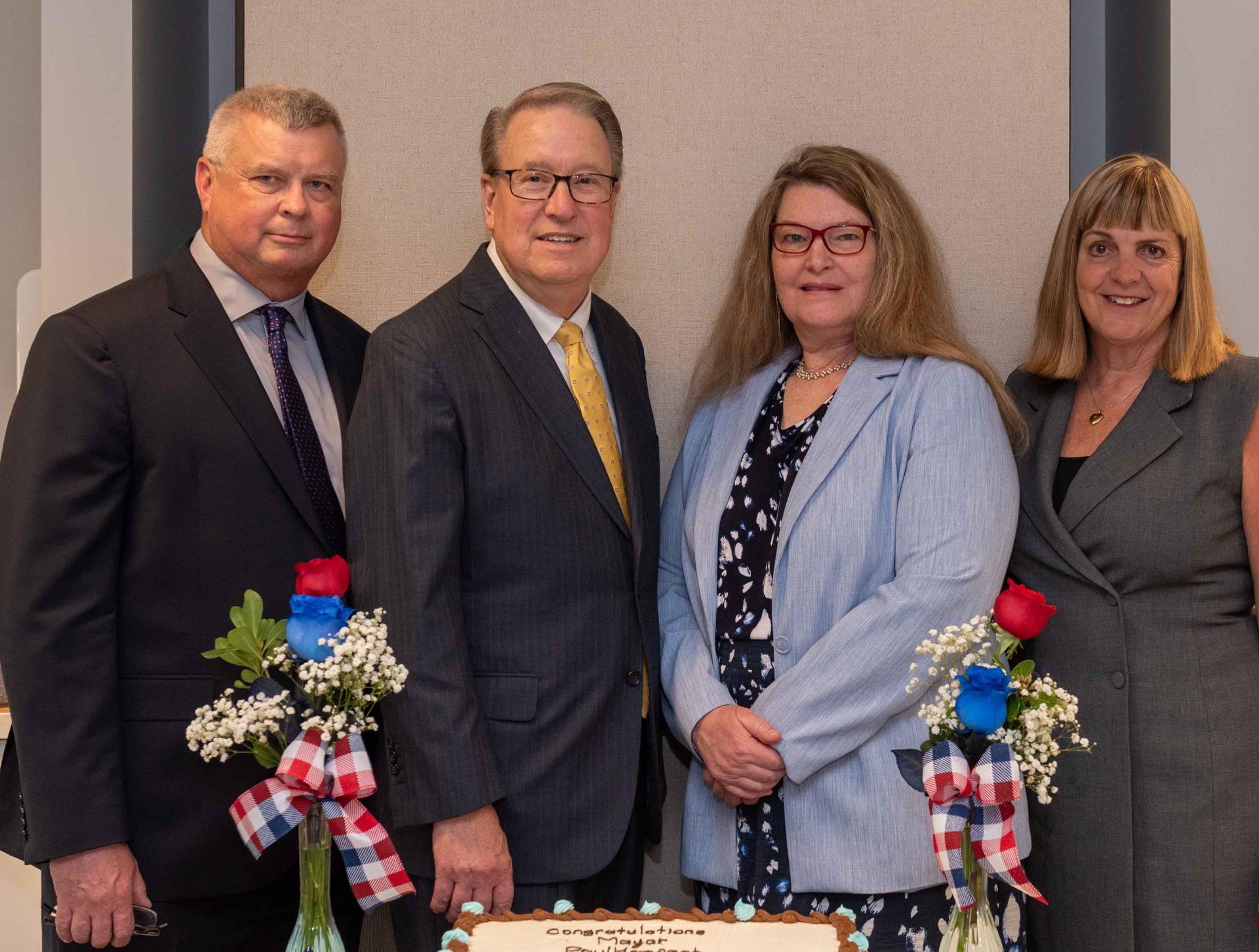 Portraits of Board  Swearing in Newly Elected cropped 2