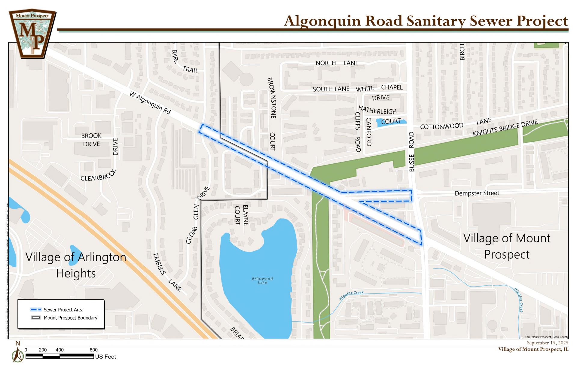 MAP Algonquin Sewer Project