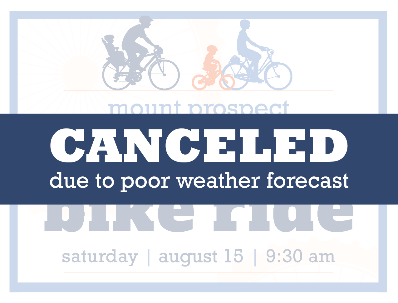 Family Bike Ride Canceled 2026