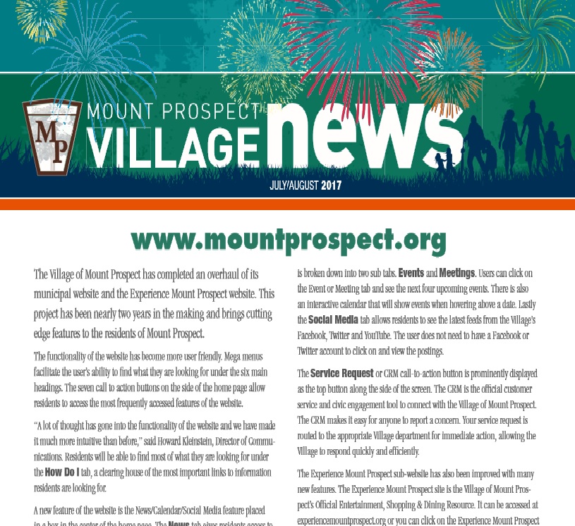 newsletter july august cover